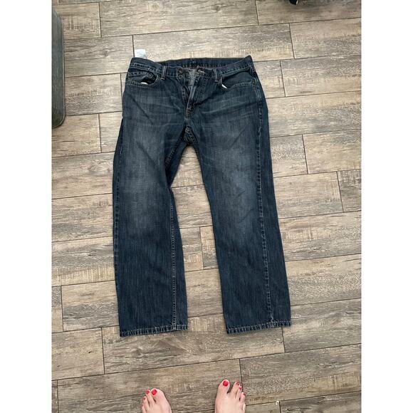 Levi's 559 Men's Blue Relaxed Fit Straight Leg Denim Jeans Size 34/30 - Picture 3 of 7